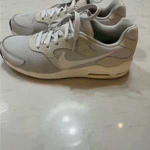 Women’s Nike Air Max size 9, white on white